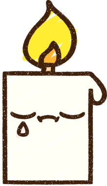 Mum Yanan Tebeşir Bir insan tarafından çizilmiş