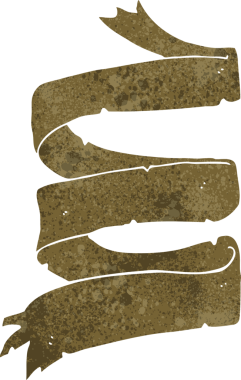 bir insan tarafından çizilmiş eski bir çizgi film.