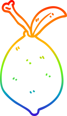 Bir insan tarafından çizilmiş organik limon çizgi çizimi