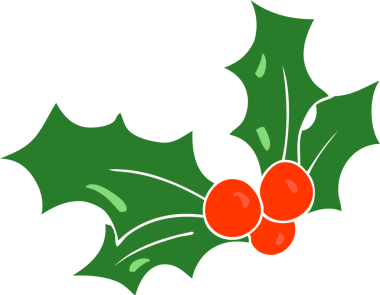 Bir insan tarafından çizilmiş Noel 'in düz renkli çizimi