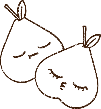 Bir insan tarafından çizilen Armut Kömürü Çizimi