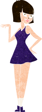 Bir insan tarafından çizilmiş güzel bir kadın.