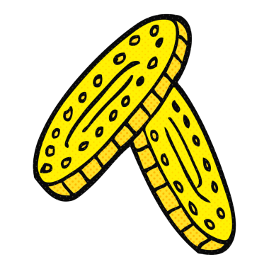 Bir insan tarafından çizilmiş serbest çizim bozuk paralar