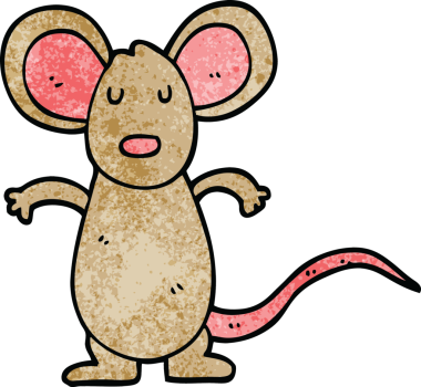 bir insan tarafından çizilmiş karalama faresi