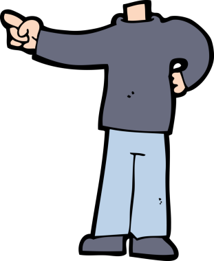 karikatür noktalama gövdesi (bir insan tarafından çizilen ve eşleştirilen karikatürler)