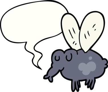 Bir insan tarafından çizilmiş konuşma baloncuğu olan karikatür.