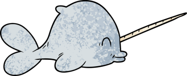 Bir insan tarafından çizilmiş deniz gergedanı çizgi filmi.