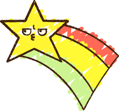 Bir insan tarafından çizilen Yıldız Tebeşiri