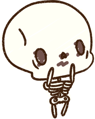 Bir insan tarafından çizilen Cadılar Bayramı İskelet Tebeşiri