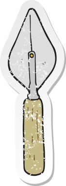 Bir insan tarafından çizilmiş karikatür malanın sıkıntılı çıkartması.