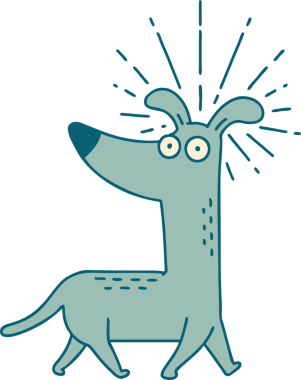 Bir insan tarafından çizilmiş geleneksel bir dövme stili.