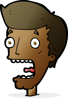 Bir insan tarafından çizilmiş karikatür.