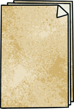 Bir insan tarafından çizilmiş garip bir karikatür yığını.