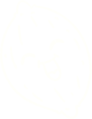 Bir insan tarafından çizilen limon tebeşiri