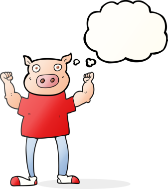 Bir insan tarafından çizilmiş serbest çizilmiş düşünce kabarcığı başsız adam.