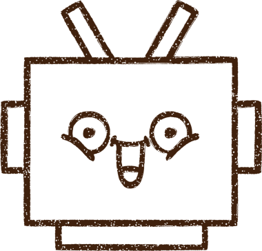 Robot Kömür Bir insan tarafından çizilmiş