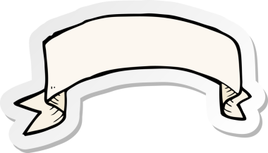 Bir insan tarafından çizilmiş çizgi film dövmeli parşömen afişi.