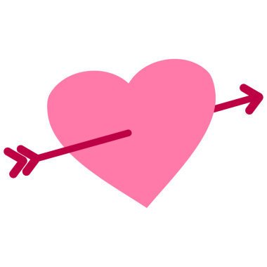 Bir insan tarafından çizilmiş bir kalp.