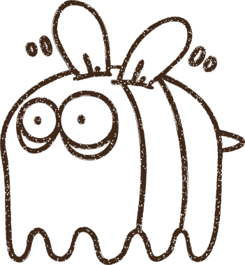 Hayalet Arı Kömürü Bir insan tarafından çizilmiş