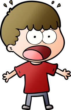 Bir insan tarafından çizilmiş bir karikatür.