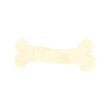 Bir insan tarafından çizilen el yazması retro karikatür kemiği