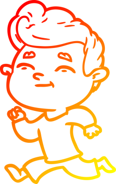 Bir insan tarafından çizilmiş çizgi film karakteri çizimi.