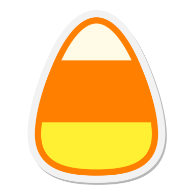 Bir insan tarafından çizilmiş mısır etiketi.