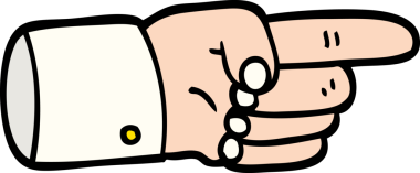 Bir insan tarafından çizilmiş işaret el sembolü