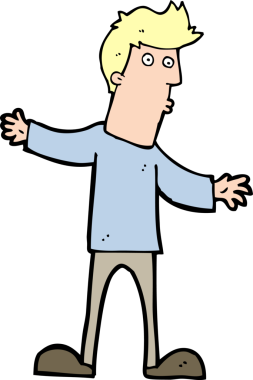 Bir insan tarafından çizilmiş garip bir adam.