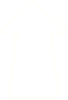 Bir insan tarafından çizilen ok tebeşiri işaretleniyor