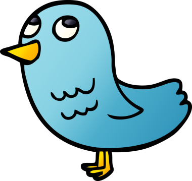 Bir insan tarafından çizilmiş karalama kuşu.