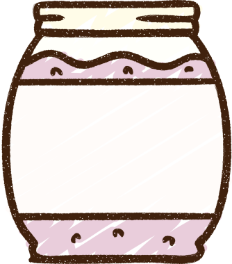 Bir insan tarafından çizilen Jam Jar Chalk çizimi