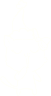 Bir insan tarafından çizilen Şen Kedi Tebeşiri