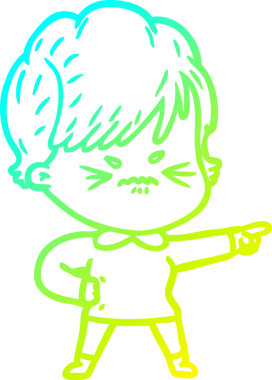 Bir insan tarafından çizilmiş karikatür çizimi.