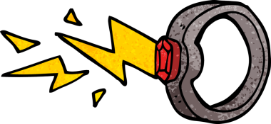 Bir insan tarafından çizilmiş karalama yüzüğü--