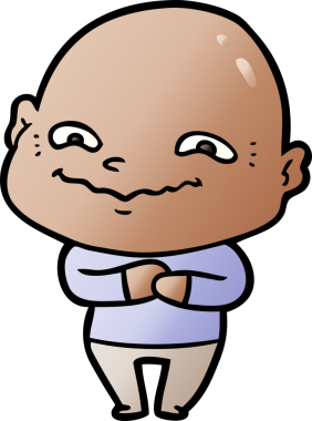 Bir insan tarafından çizilmiş ürkütücü bir çizgi film.