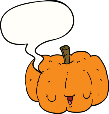 Bir insan tarafından çizilmiş balkabağı.