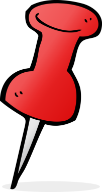 Bir insan tarafından çizilmiş karikatür broşu.