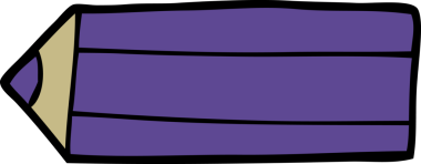 Bir insan tarafından çizilmiş karalama renkli kalem.