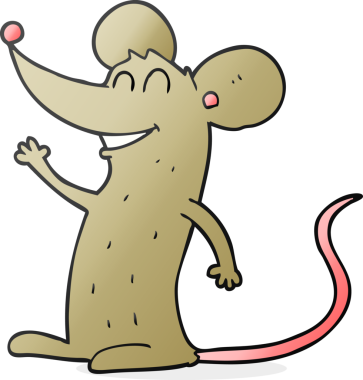 Bir insan tarafından çizilmiş serbest çizim faresi