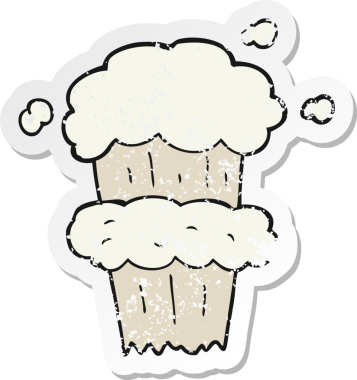 Bir insan tarafından çizilmiş bir çizgi filmin gerilimli yapıştırması.