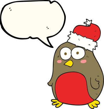 Bir insan tarafından çizilmiş serbest konuşma balonu çizgi filmi Robin.