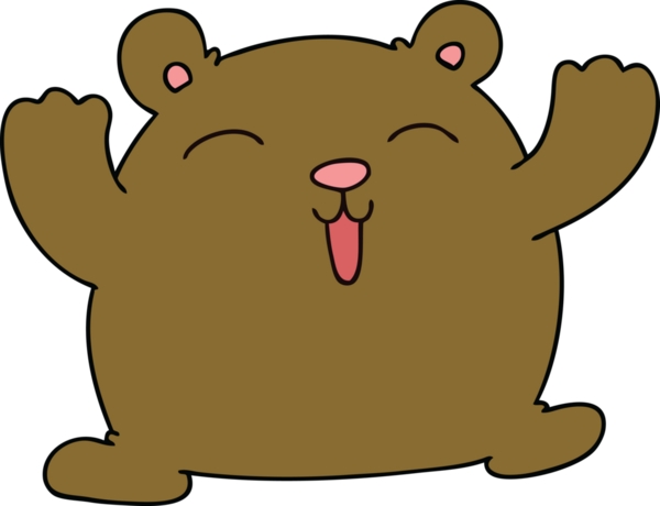 Bir insan tarafından çizilmiş tuhaf bir çizgi film.