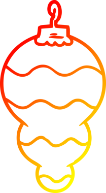 Bir insan tarafından çizilmiş bir çizgi filmin sıcak gradyan çizimi