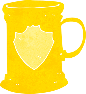 Bir insan tarafından çizilmiş eski bir karikatür.