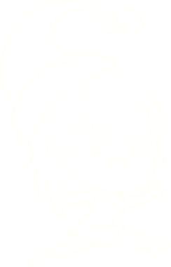 Bir insan tarafından çizilen Noel Elf Tebeşiri