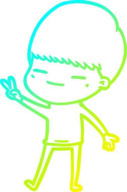 Bir insan tarafından çizilmiş kendini beğenmiş bir çizgi film karakteri.