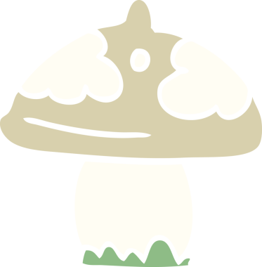 Bir insan tarafından çizilmiş karalama mantarı.