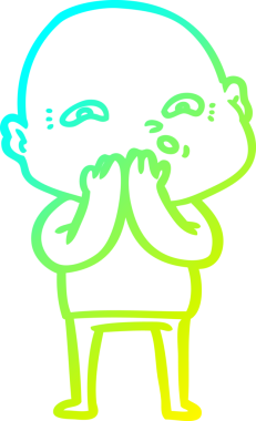 Bir insan tarafından çizilmiş, karikatür çizimi.