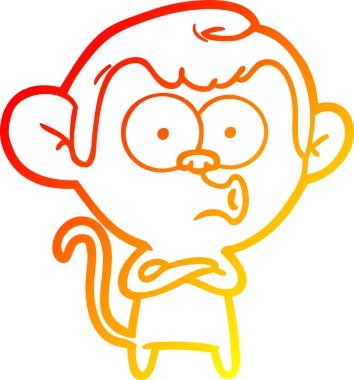 Bir insan tarafından çizilmiş sıcak çizgi çizgi çizgi çizimi.